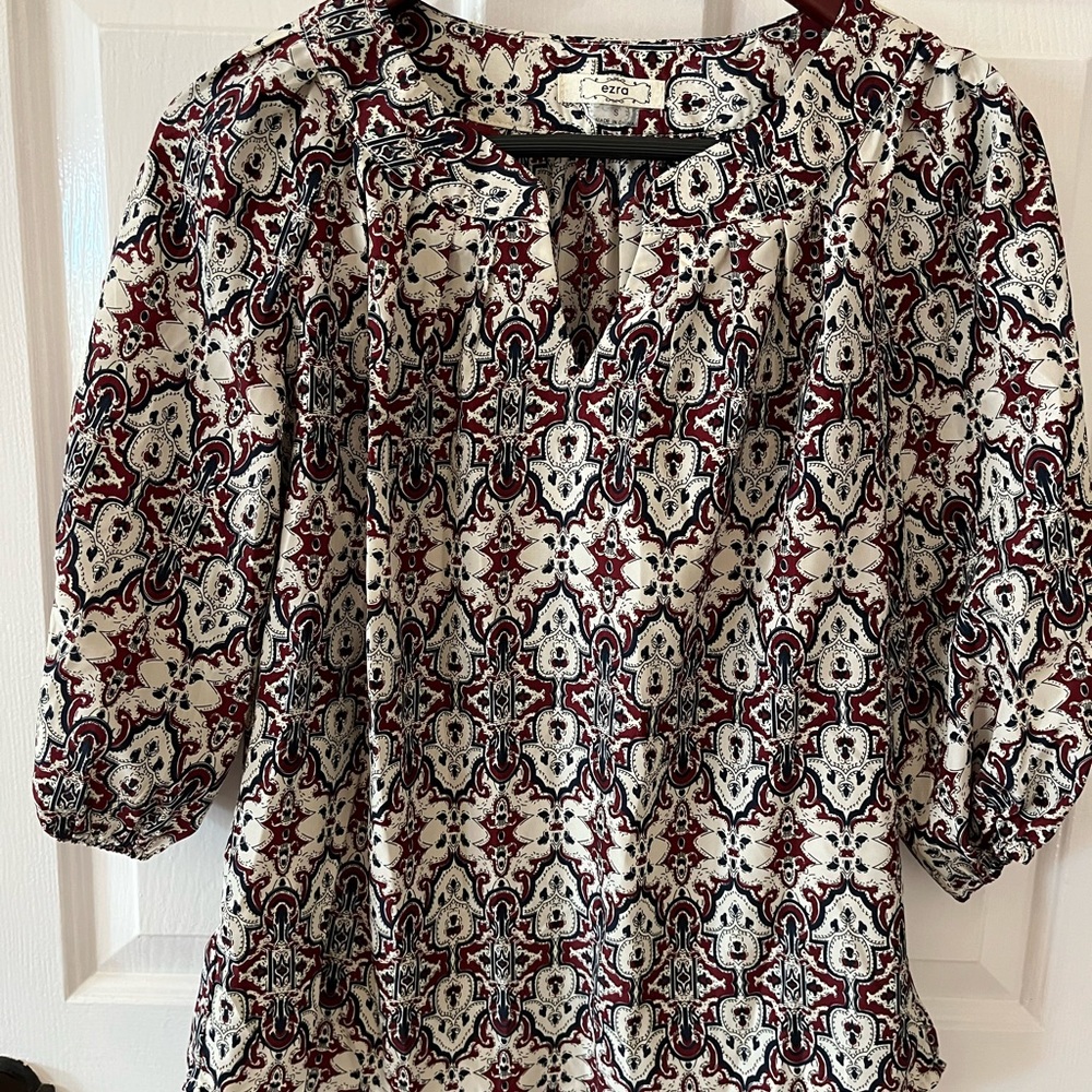 Women’s Ezra Blouse multi colored size small